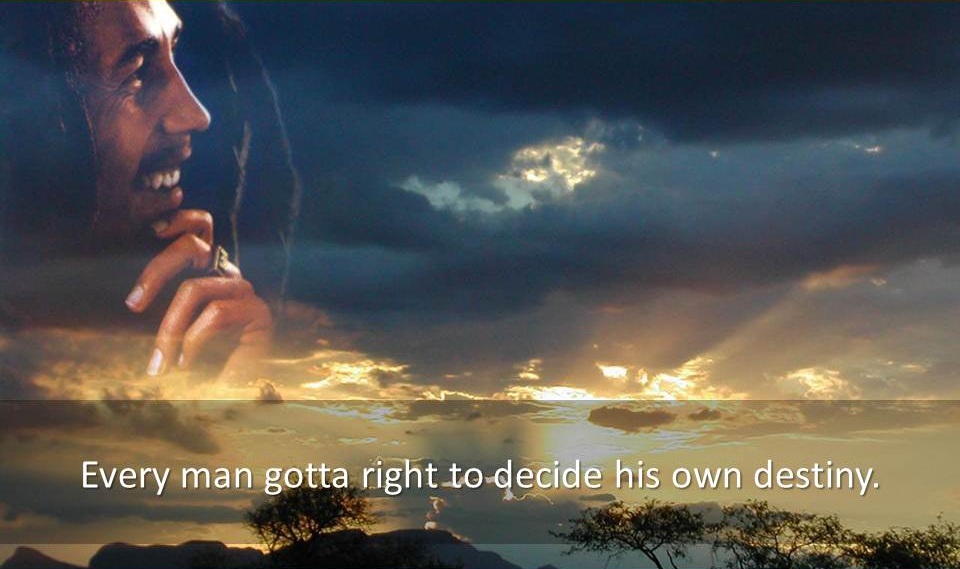 Bob Marley quote: Don't shed no tears, no woman, no cry.